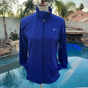 Nike Women's Royal Blue Zip Jacket